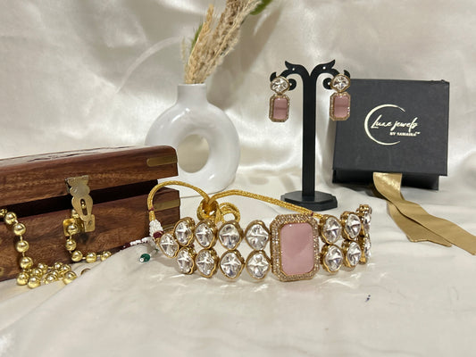 Anishka pink choker