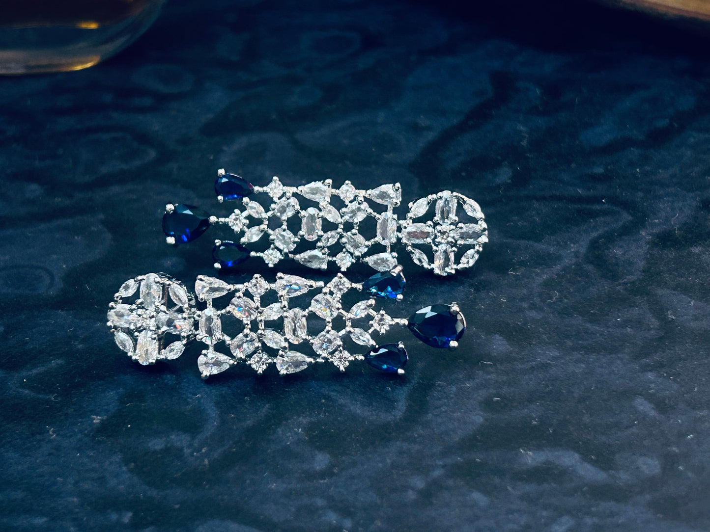 Ahana navy necklace