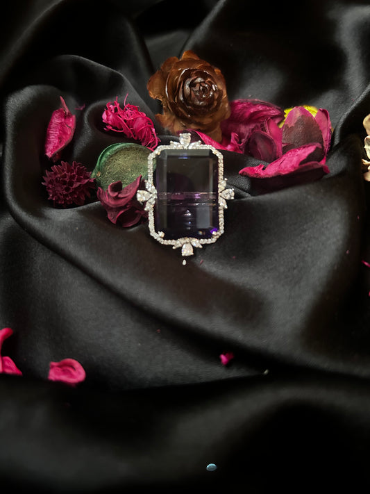 Alisha purple ring