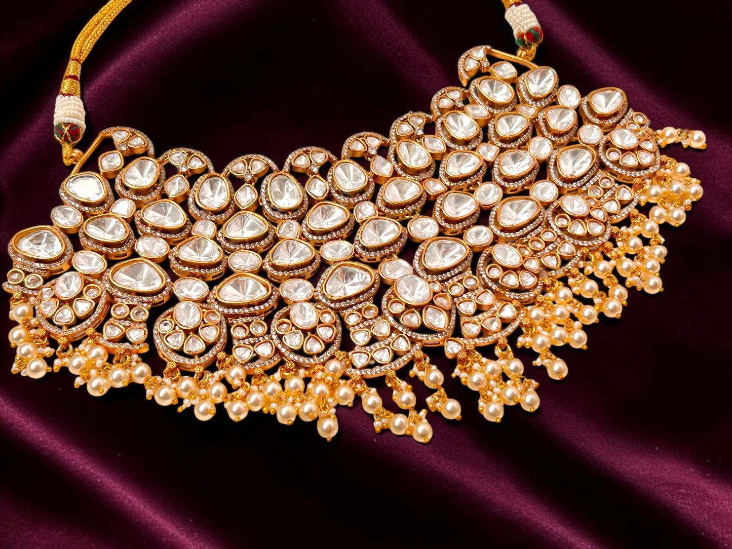 Heritage Luxe Necklace set( Noor-e jaal choker )