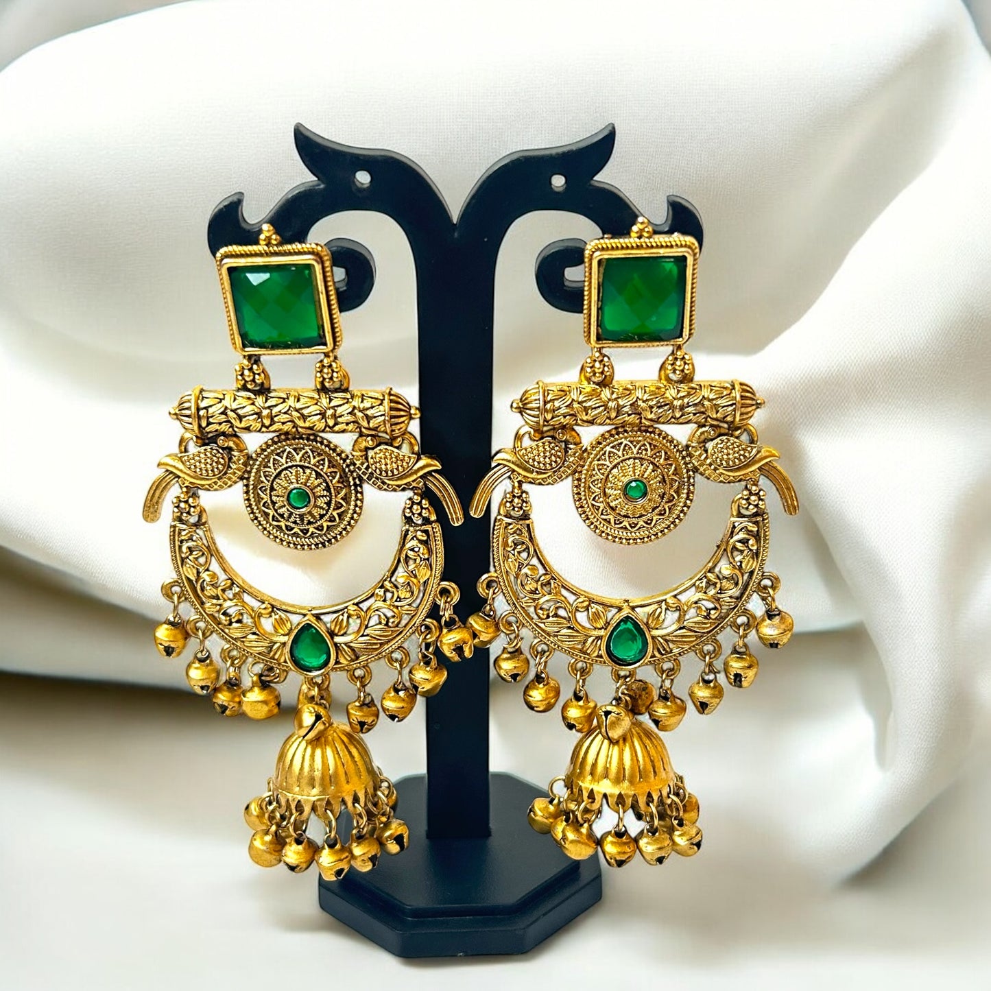 Matte Gold Emerald Majesty