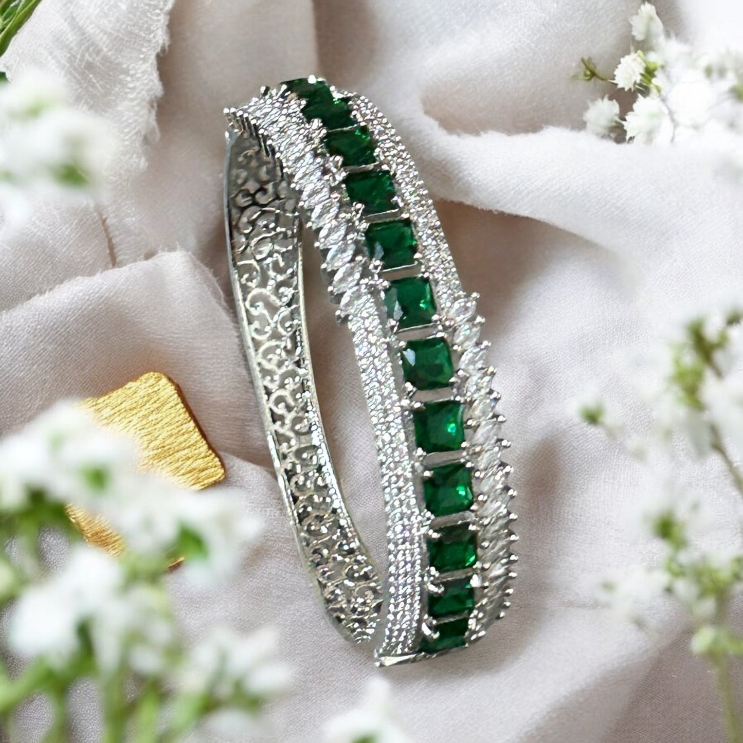 Diana Emerald  Bracelet