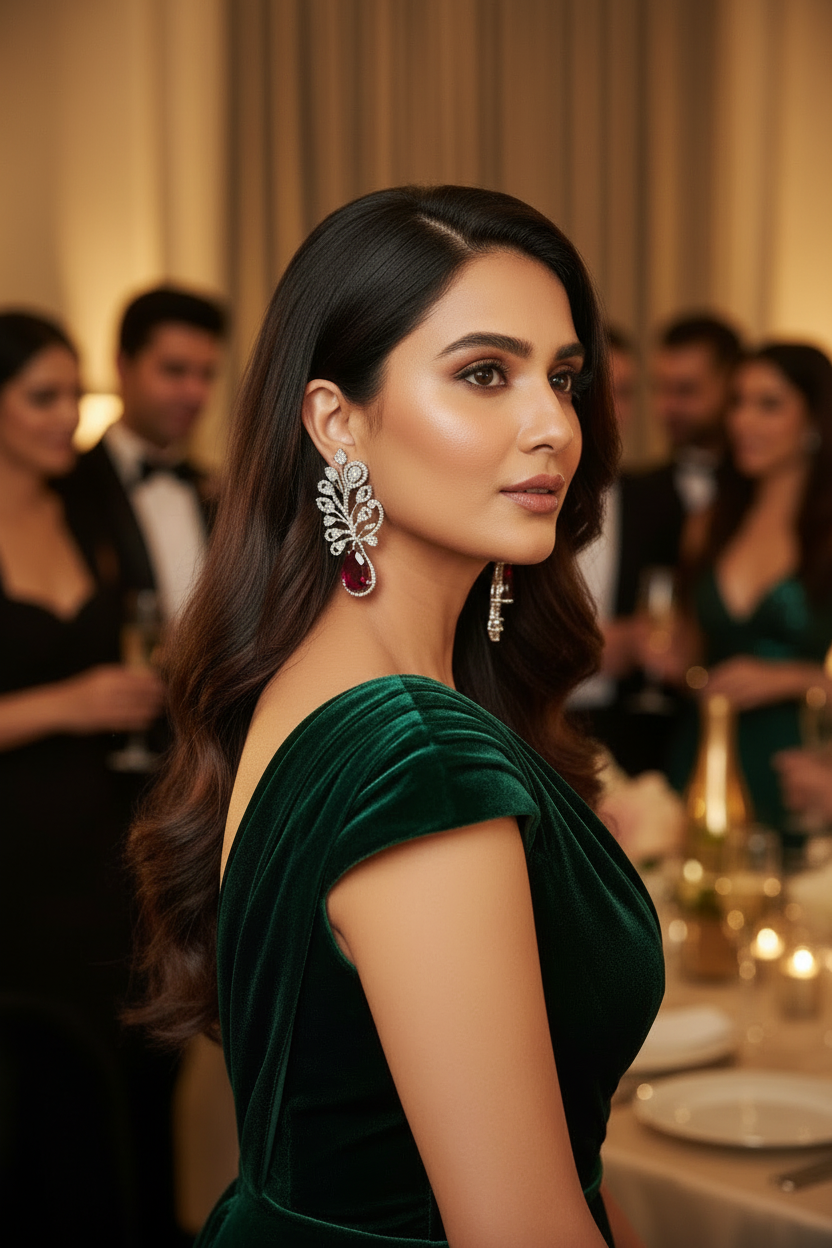 Innaya Ruby Earing