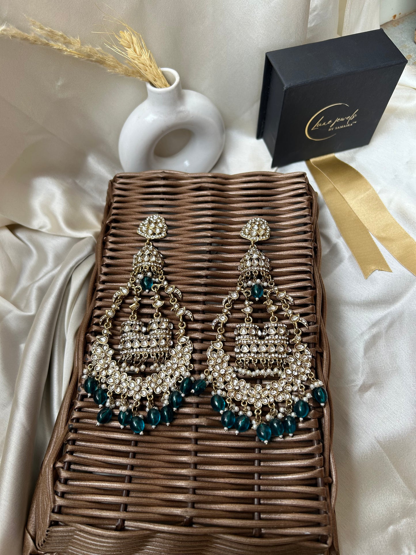 Aadhya Rama Blue  chandbalis