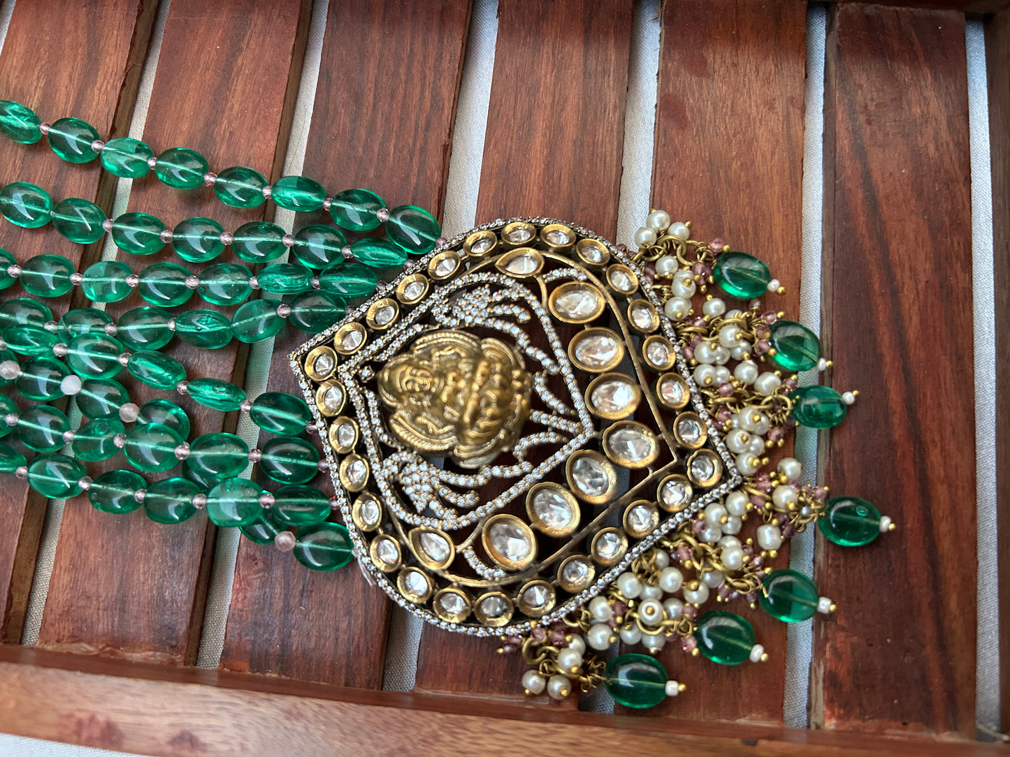 kashi Rani haar Temple Jewelry
