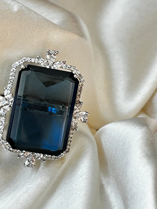Alisha navy ring