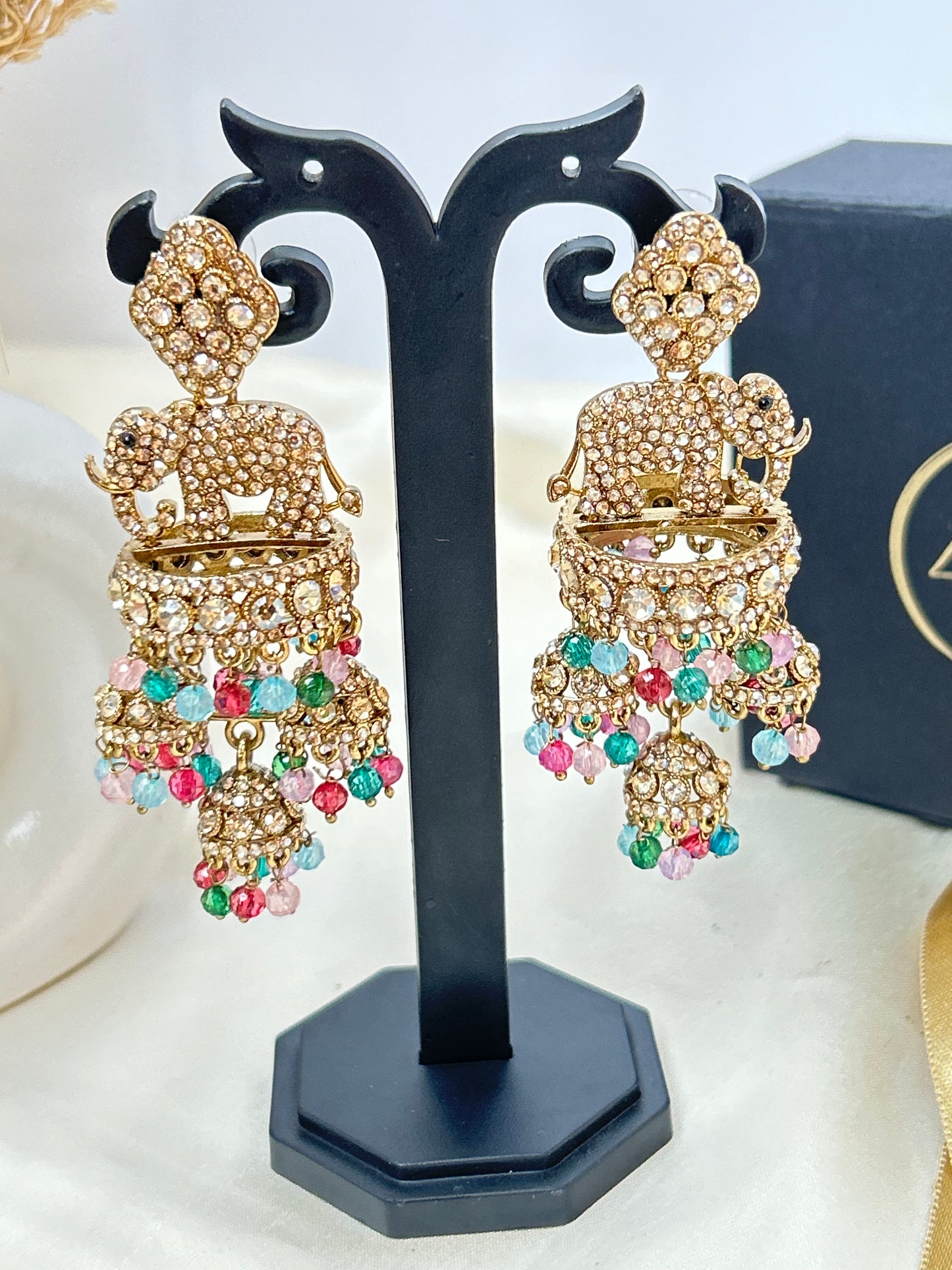 Hiya Multi daimond jhumka
