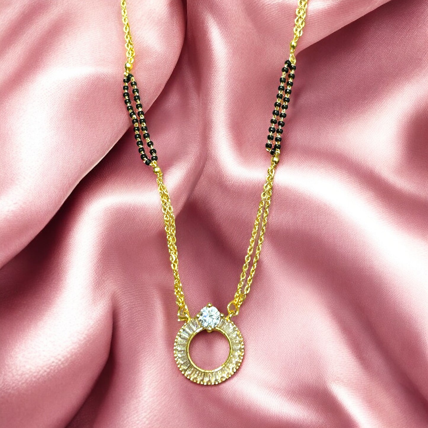 Aurelia Diamond-Cut mangalSutra