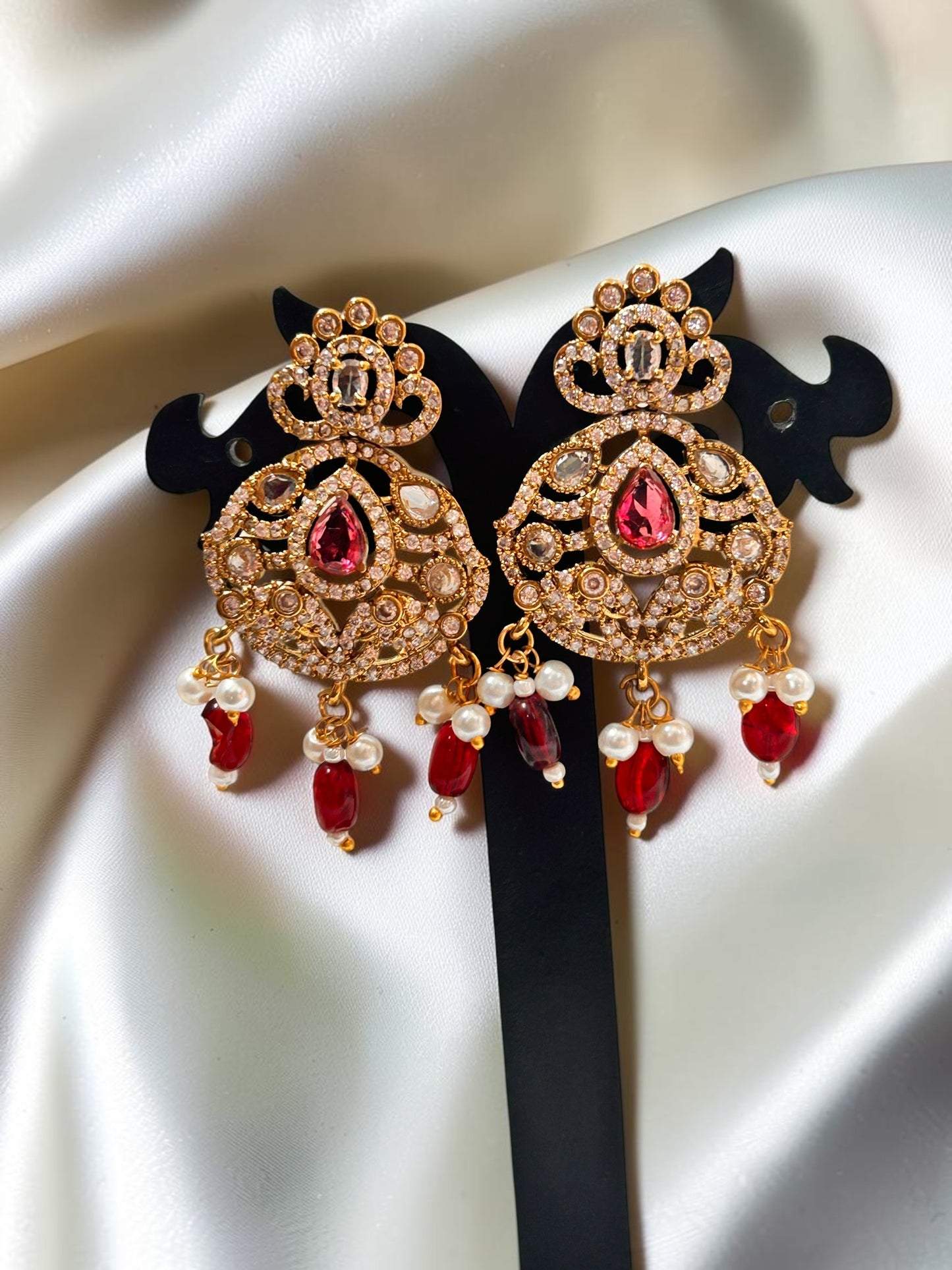 Divya Ruby Pendant set