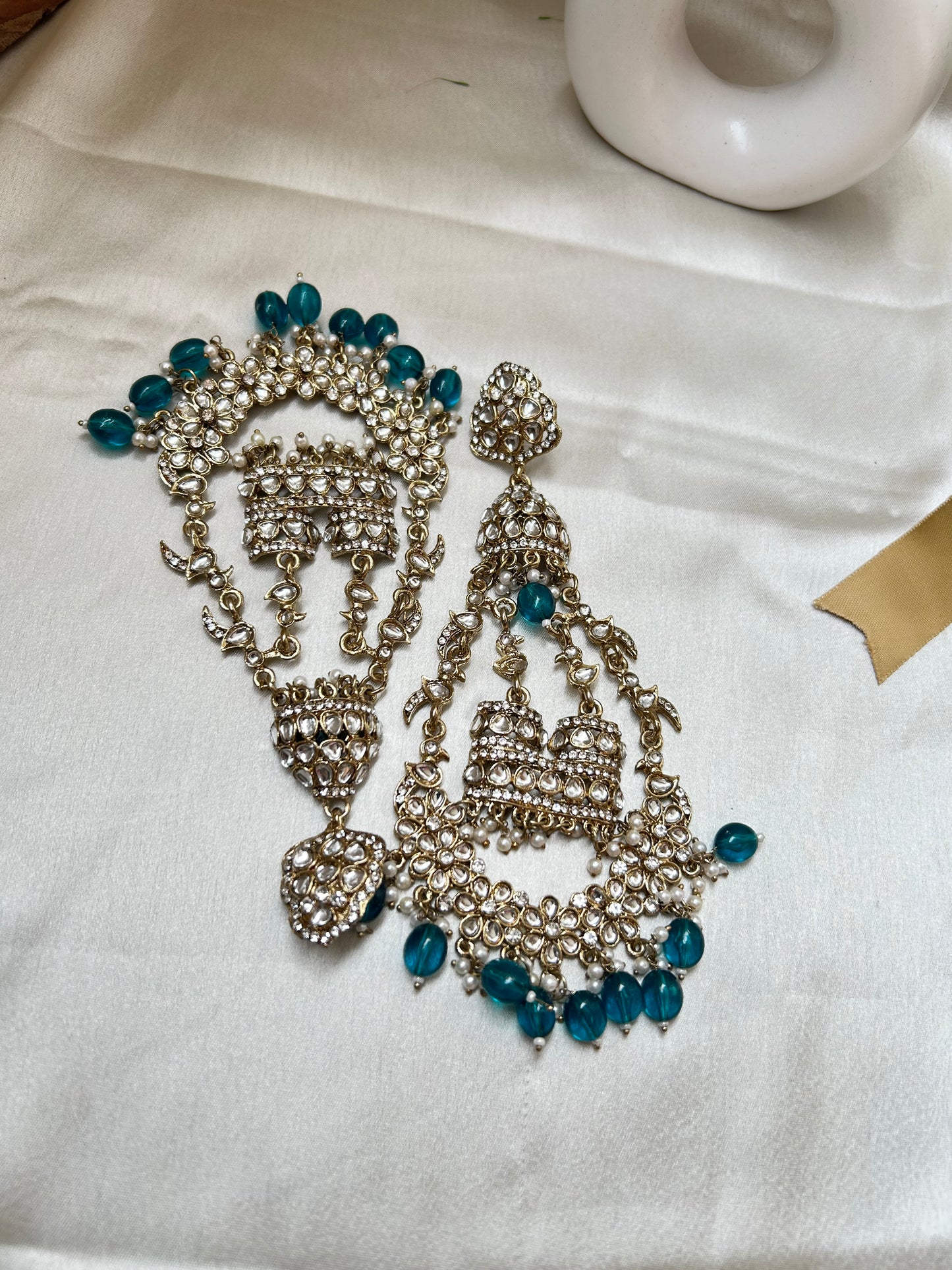 Aadhya Rama Blue  chandbalis