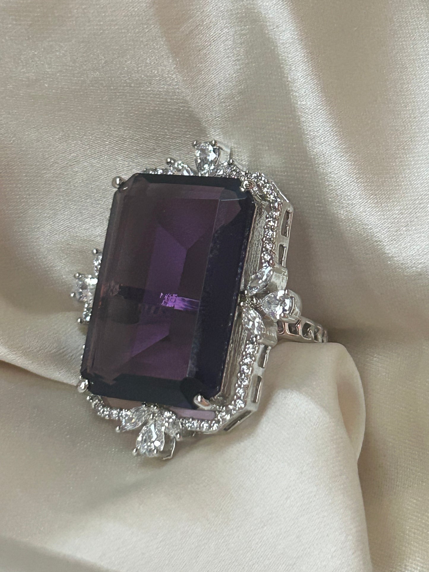Alisha purple ring