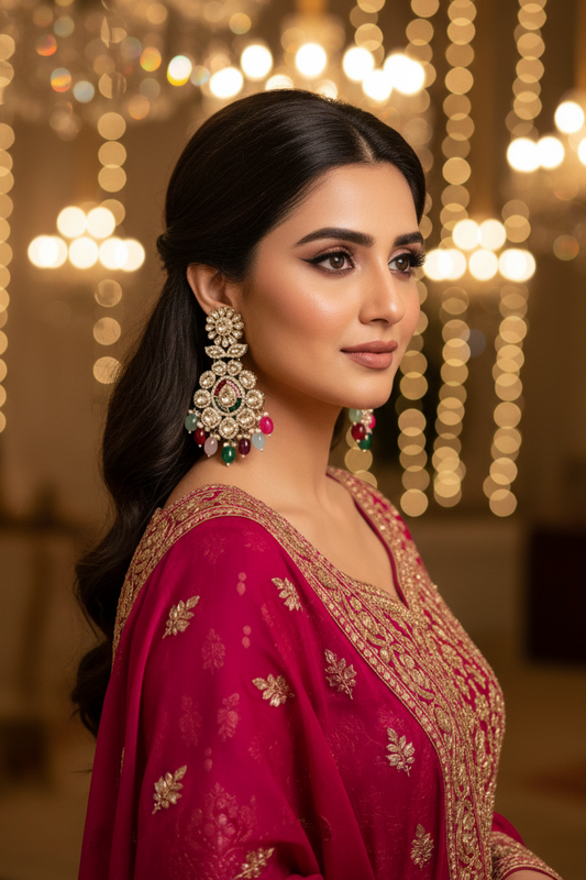 Vritika multi Chandbali