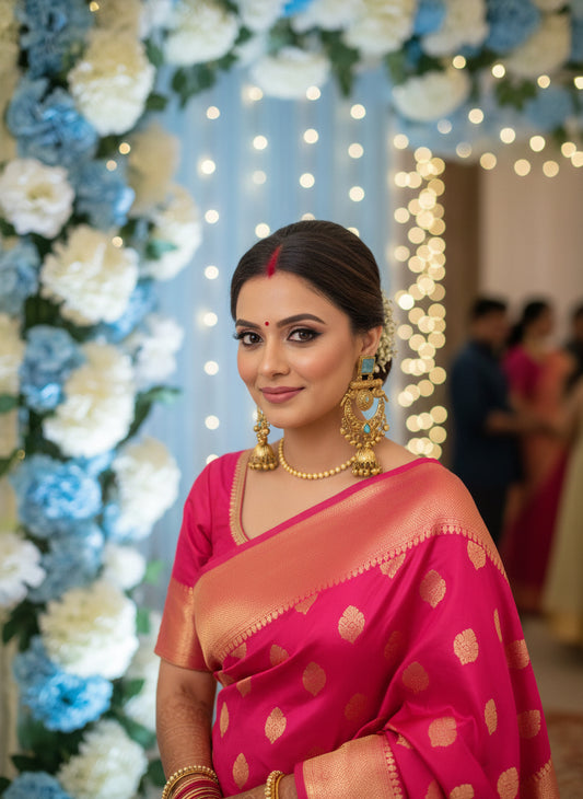 Matte Gold Sky blue  Majesty