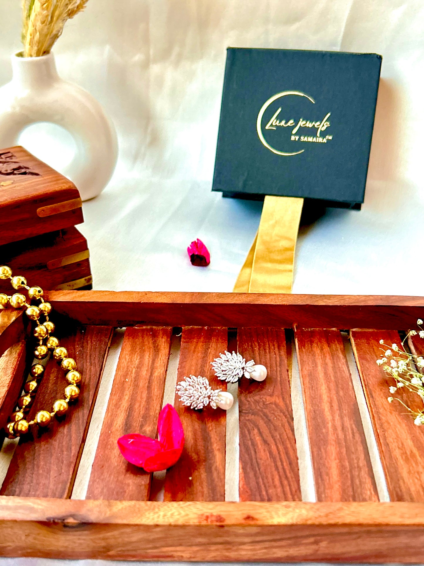 Neeta pearl long  necklace.