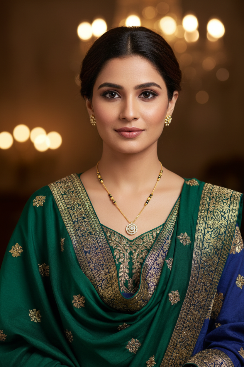 Moonbeam Sparkle mangalsutra