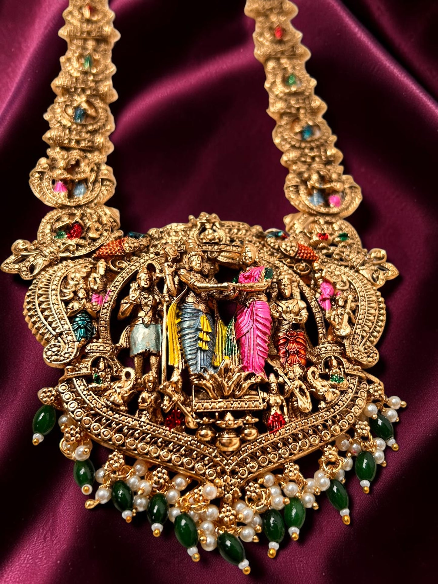 Divine Heritage Temple Necklace set