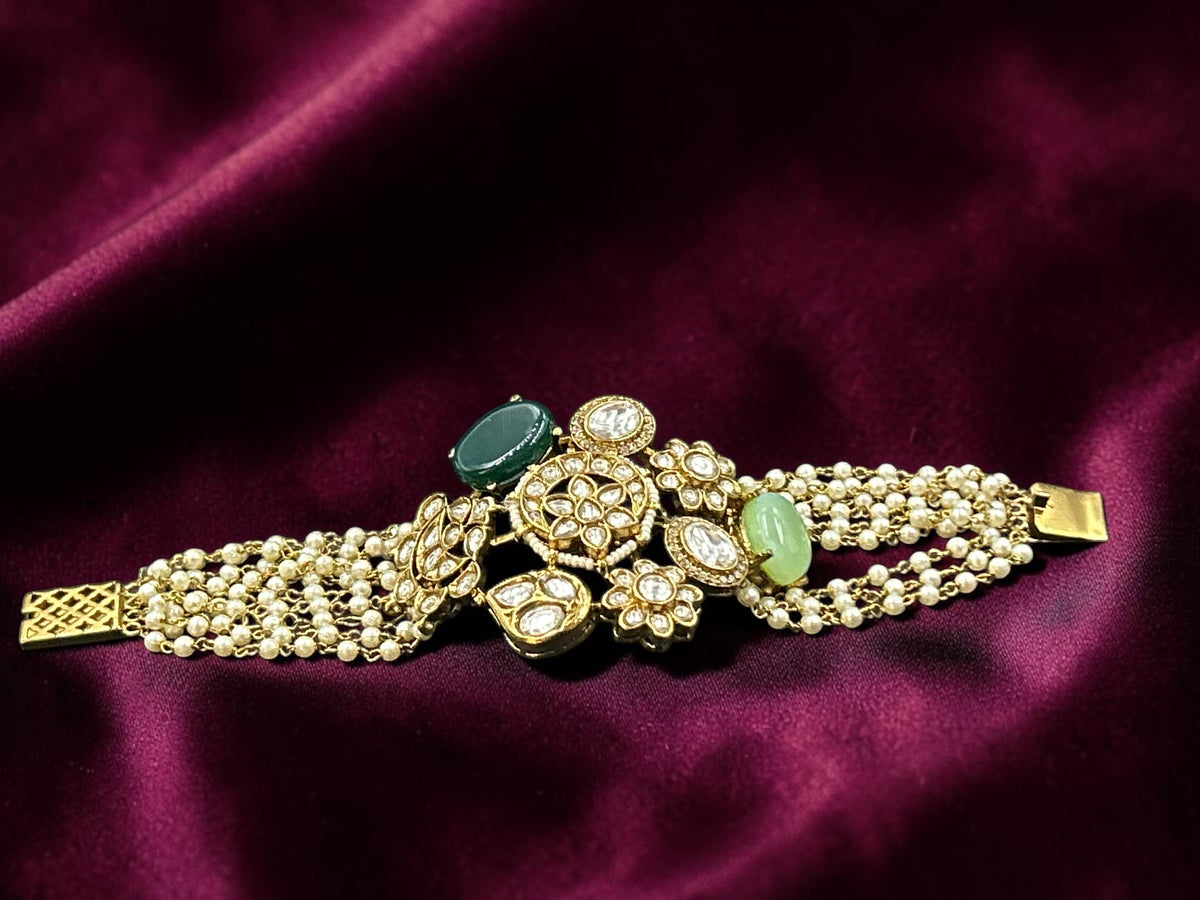 Raunak Golden Bracelet