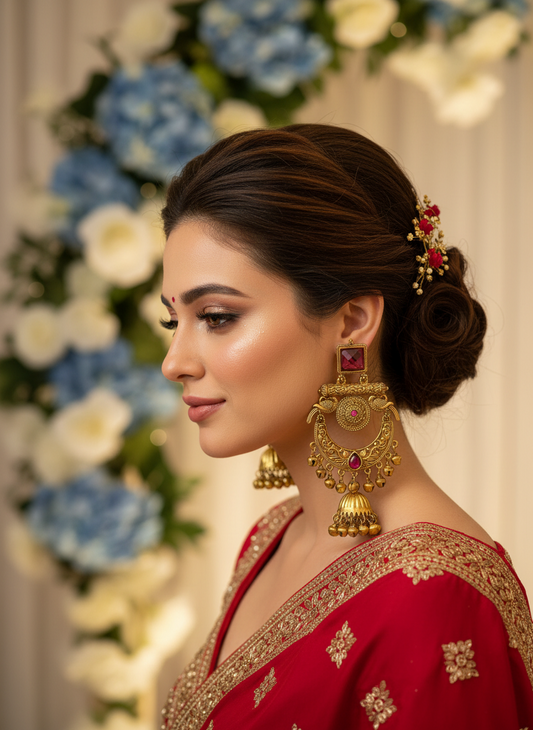 Matte Gold Ruby  Majesty