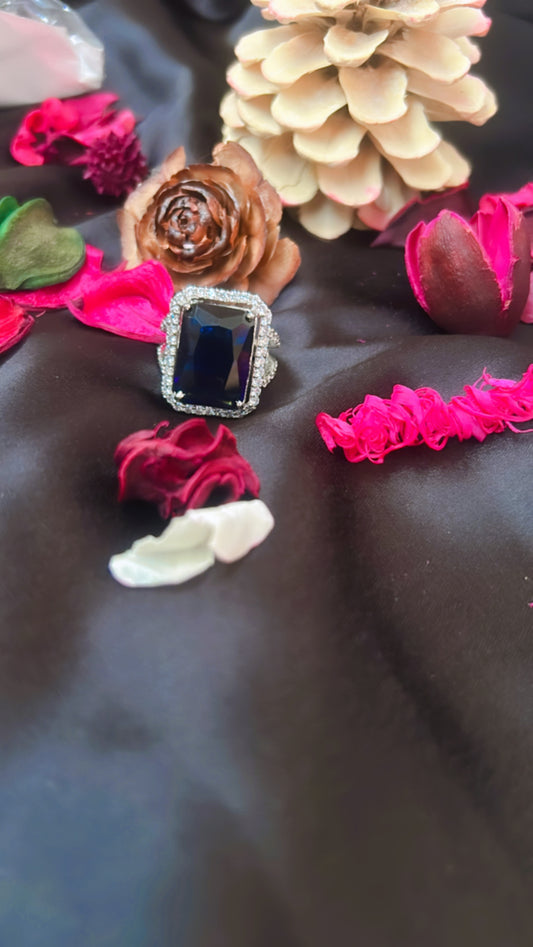 Maisha navy ring