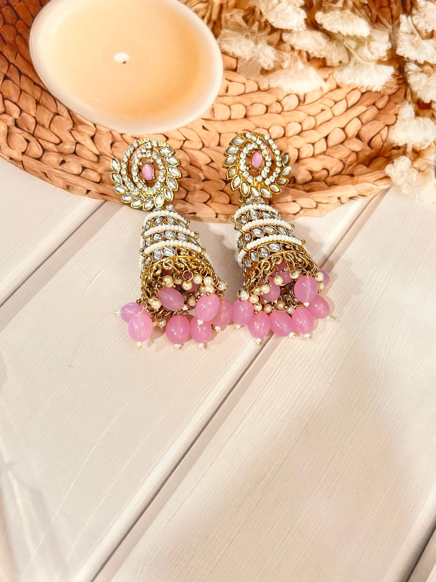 Zareen Lilac Jhumka