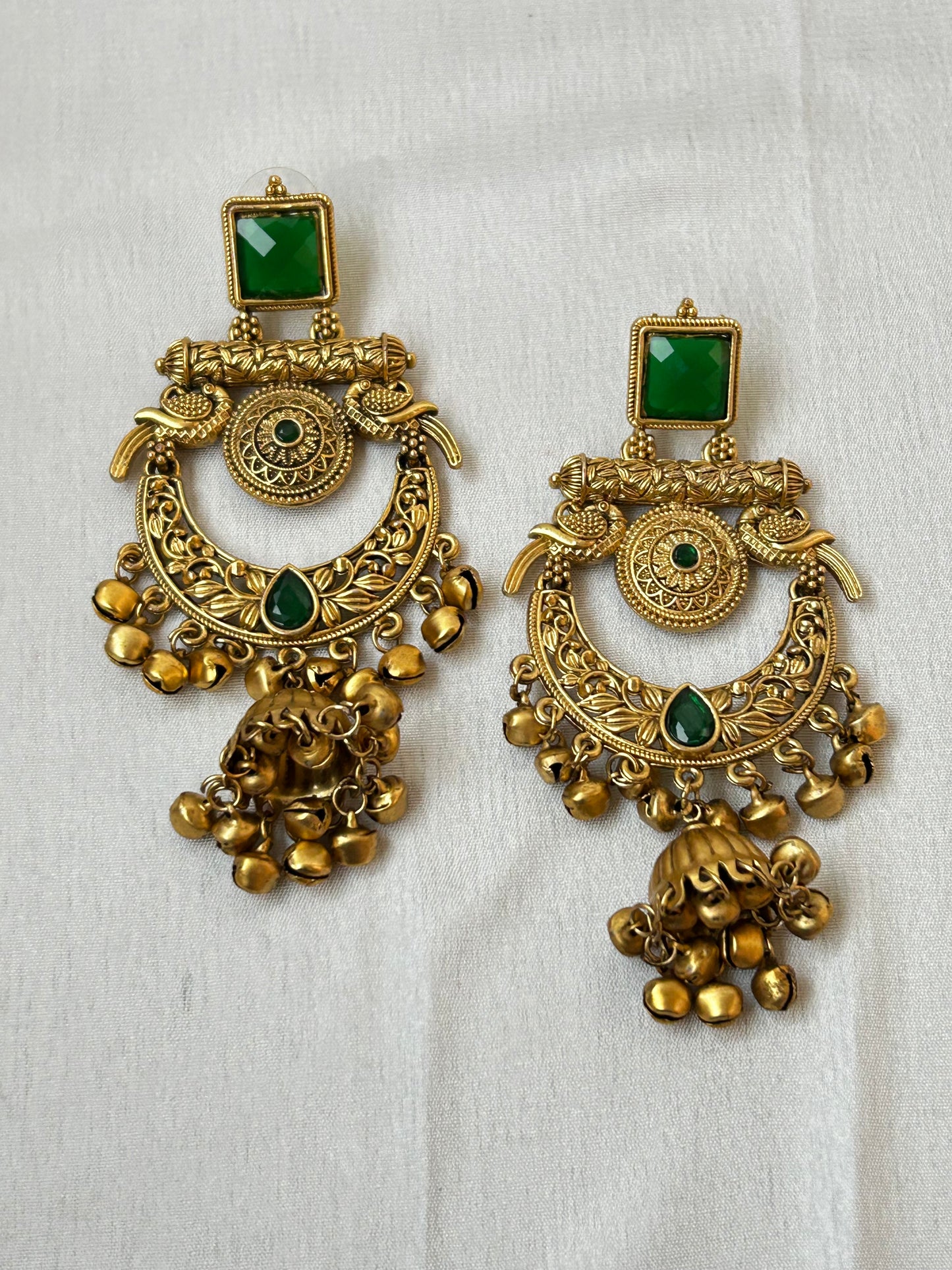 Matte Gold Emerald Majesty