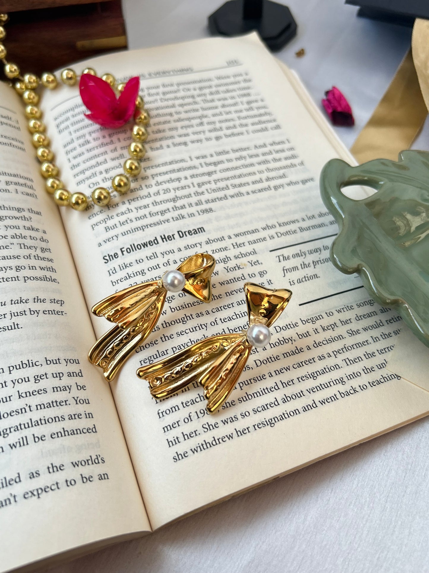 Bow Glow Earrings