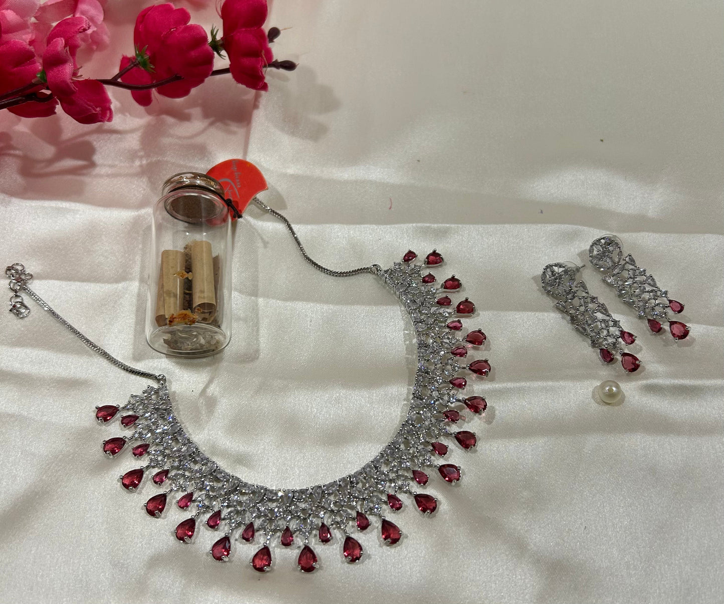 Ahana ruby necklace