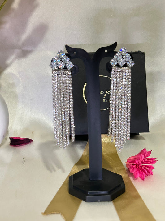 zainish silver earrings