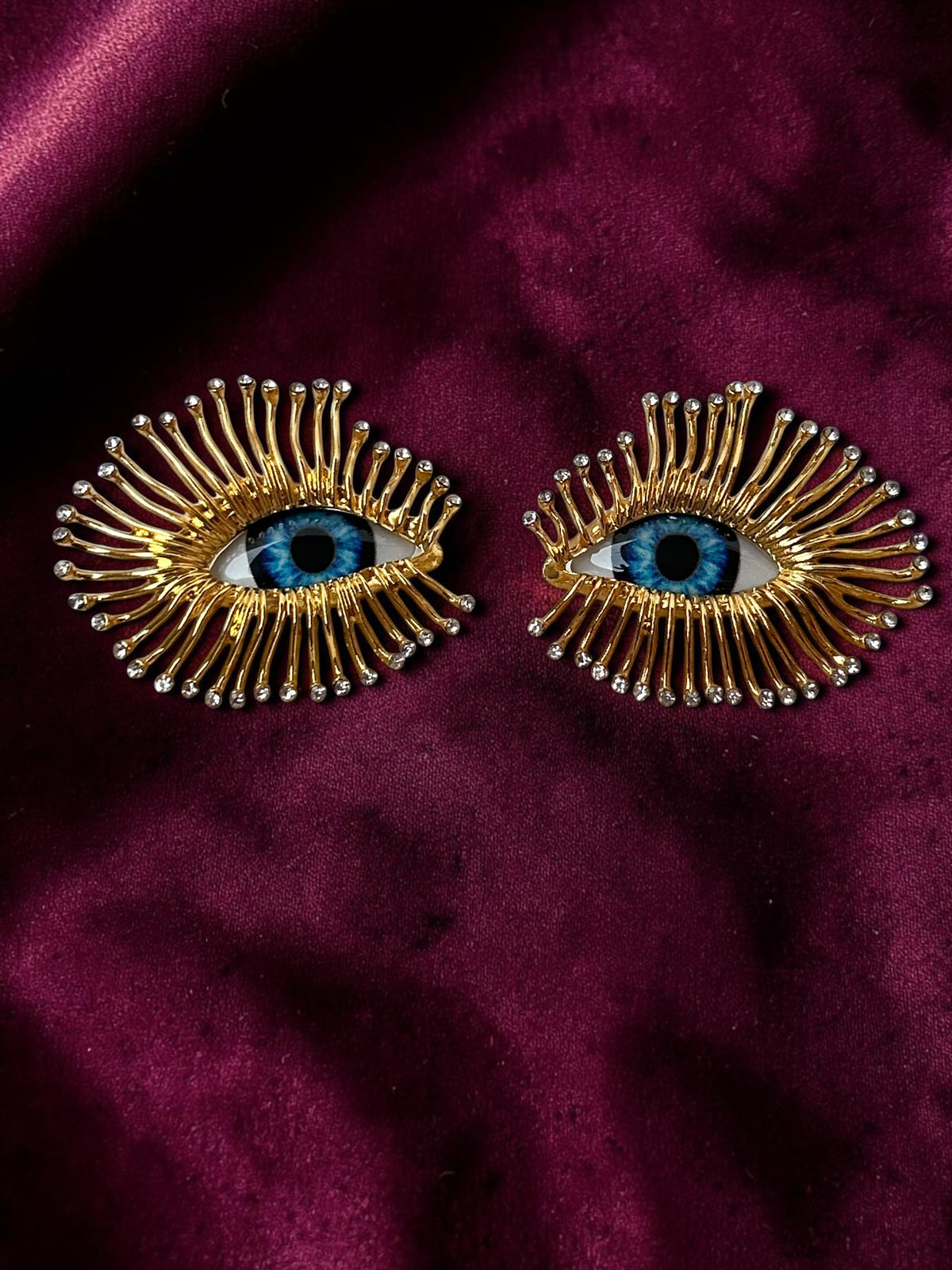 Golden Eye Earrings