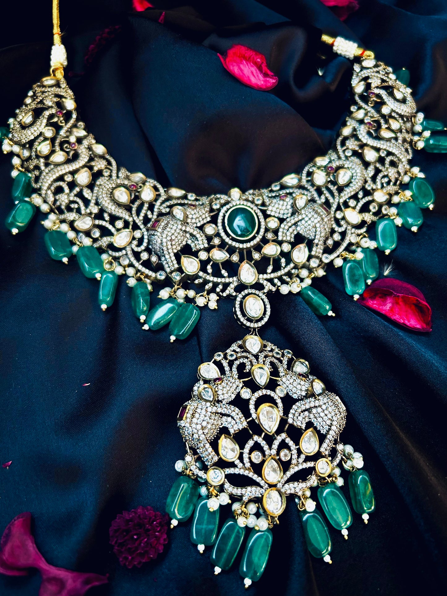 American diamond necklace set..