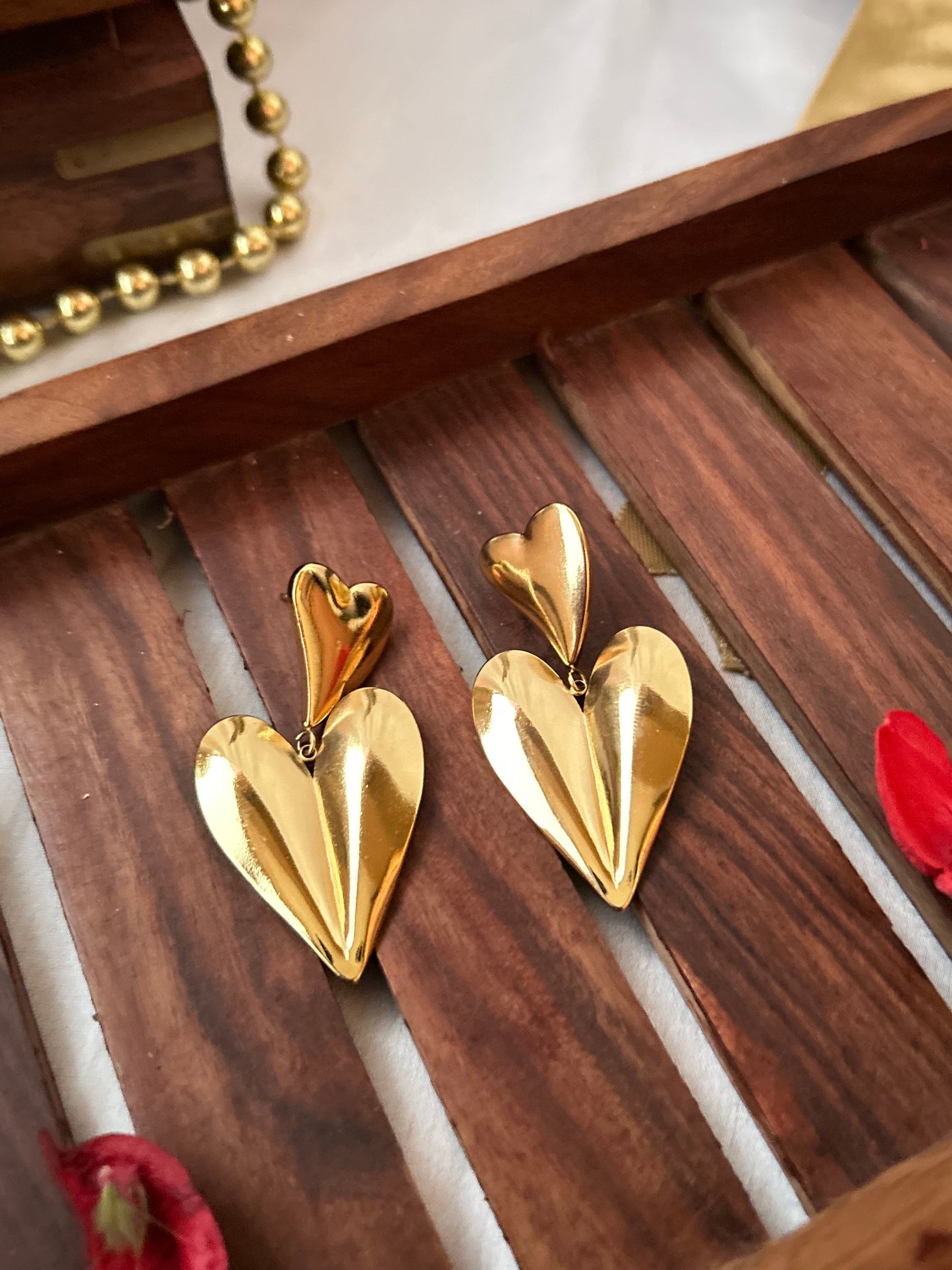 Silken Shine hearts