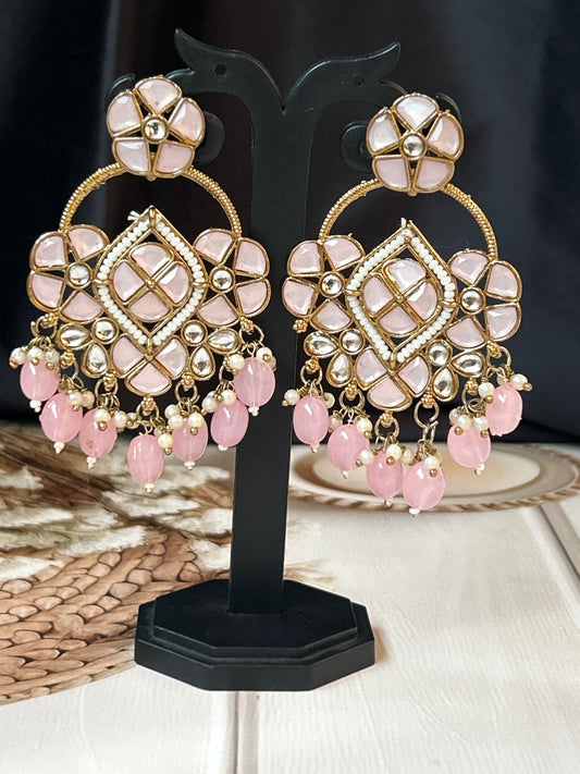 Sitara Pink  chandbalis