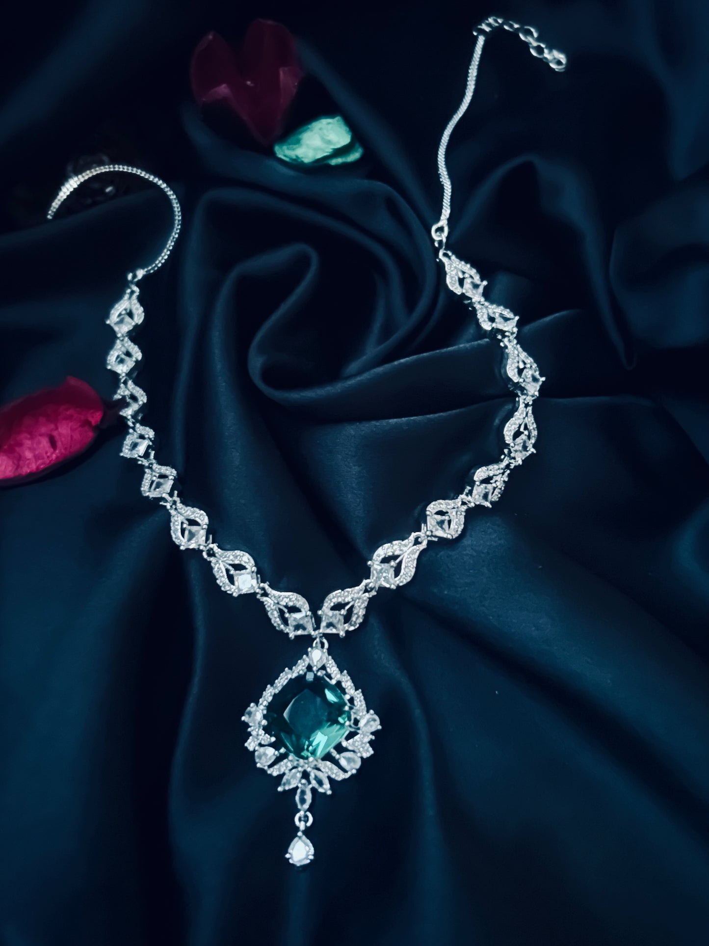Deepti green necklace
