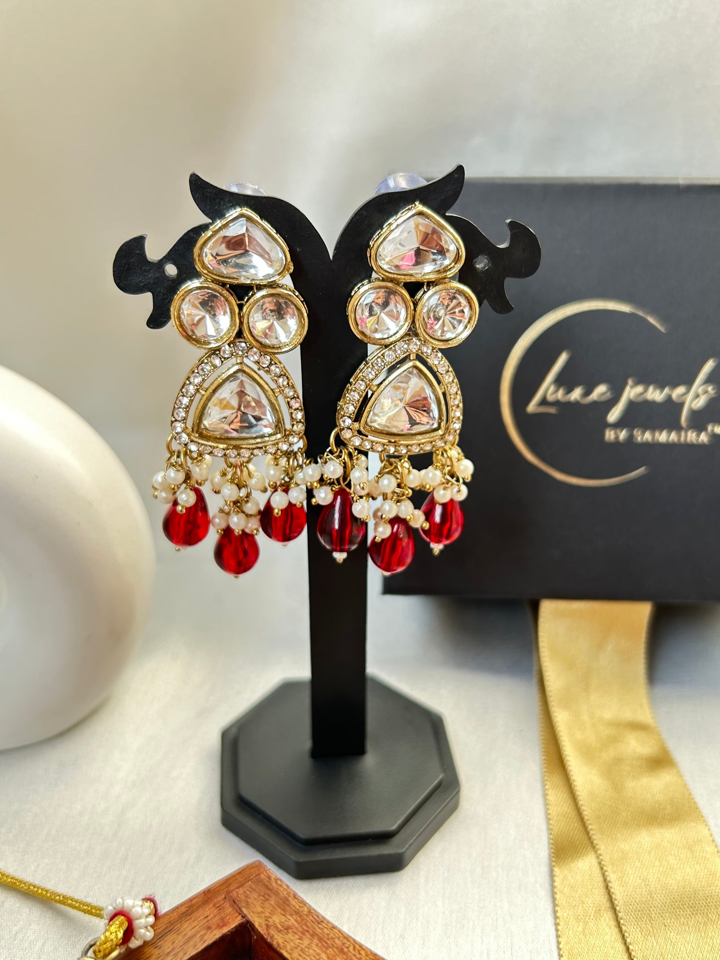 Kirtika multi kundan necklace