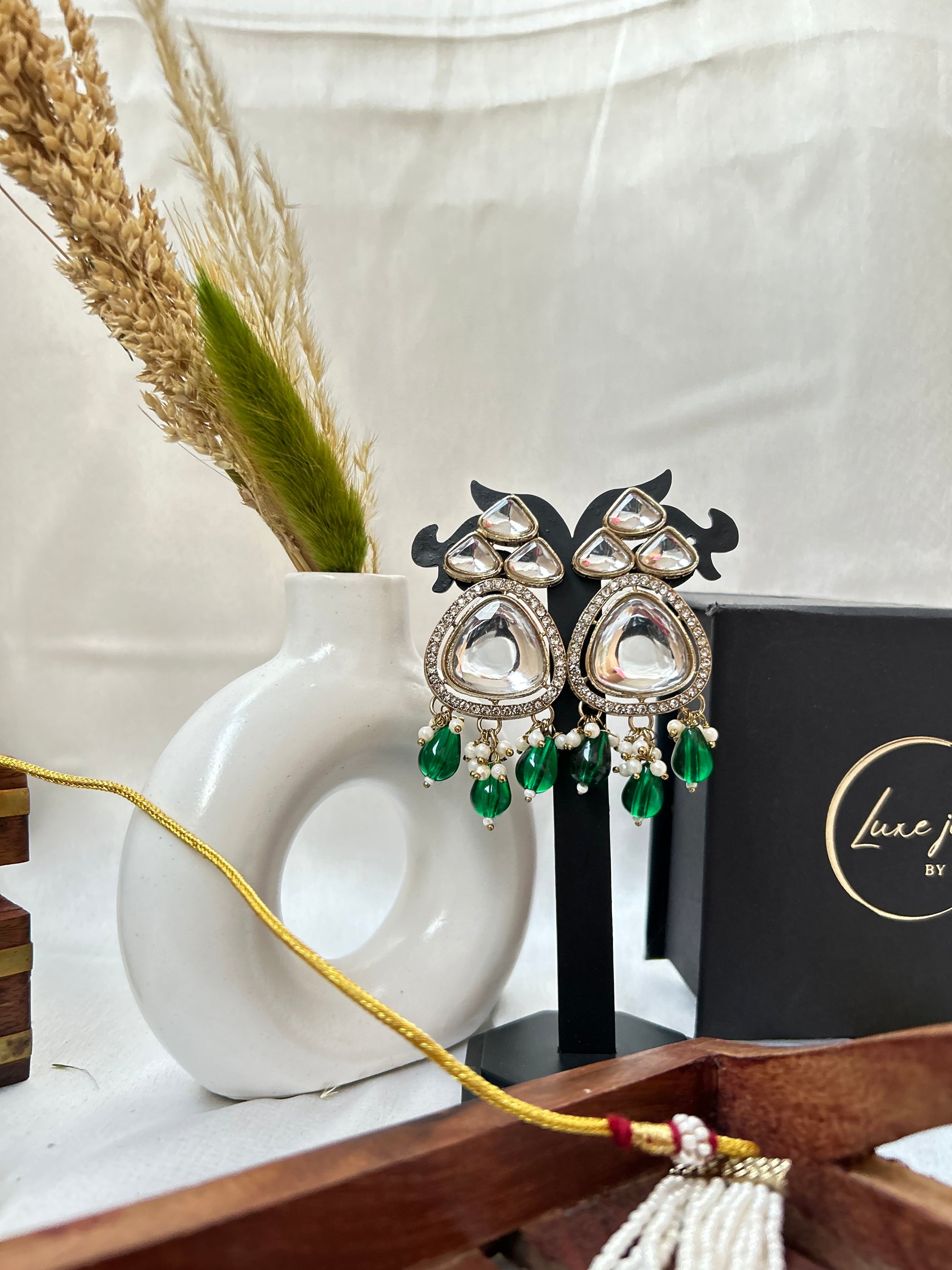 Emerald Green Earrings