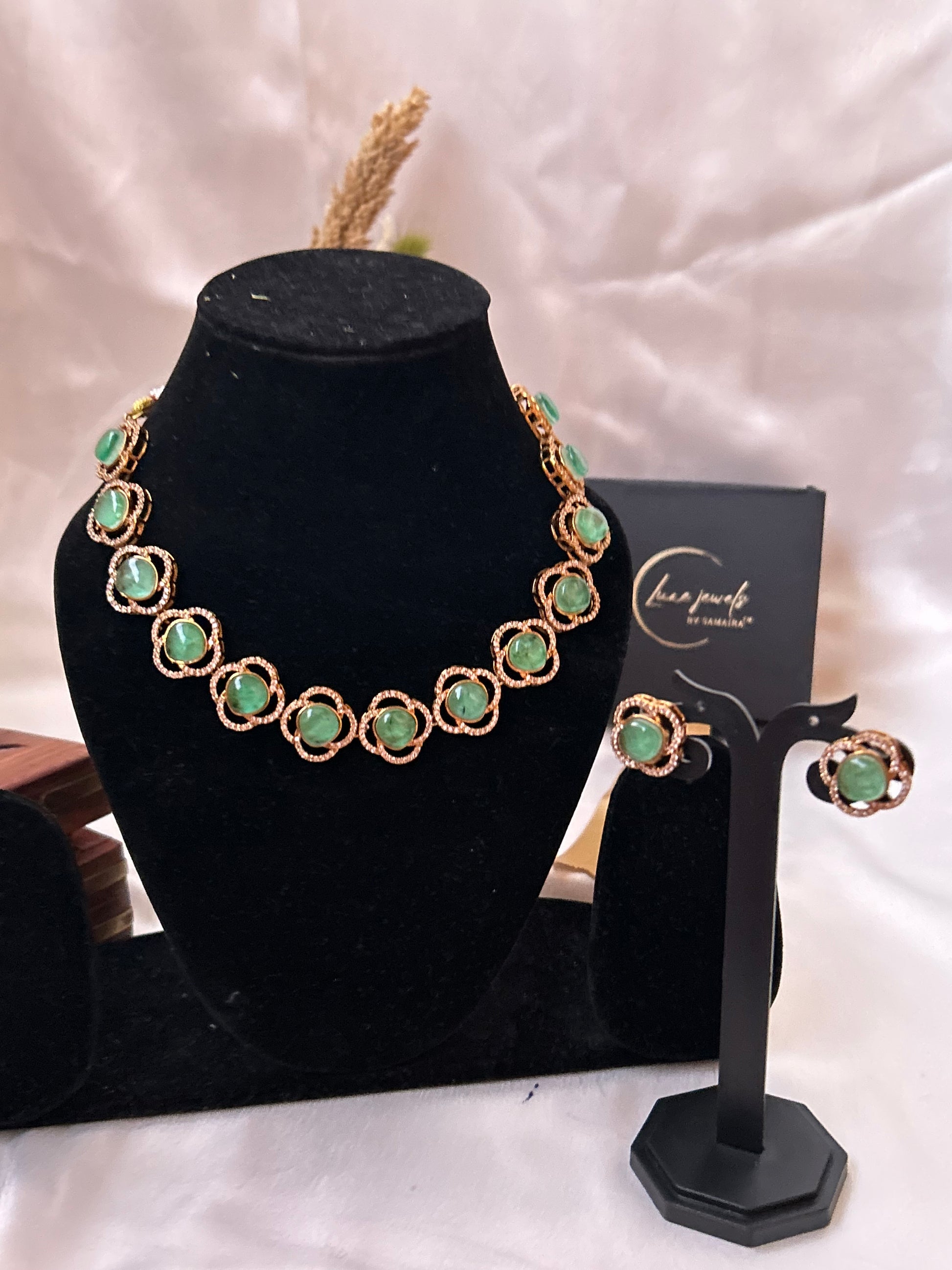 sea green neclaceset