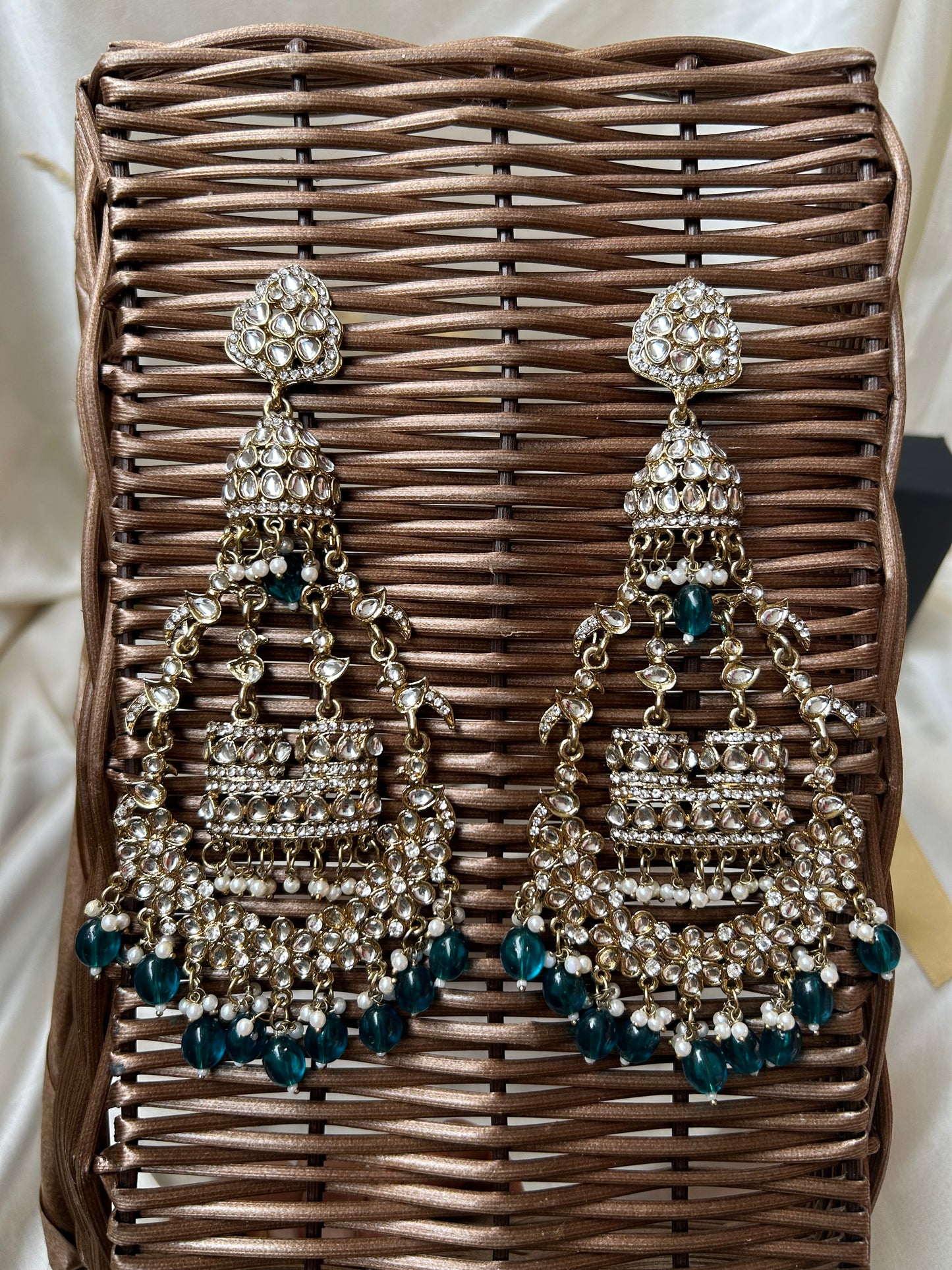 Aadhya Rama Blue  chandbalis