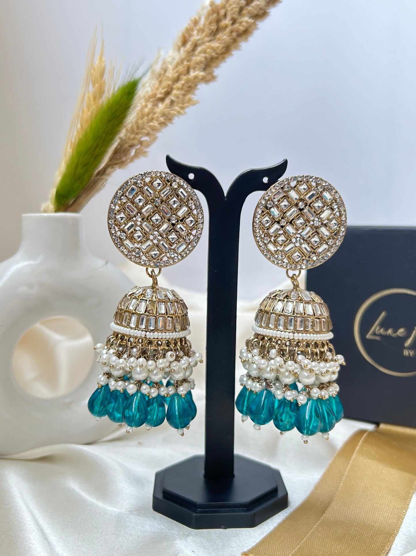 Vanya Rama green jhumka