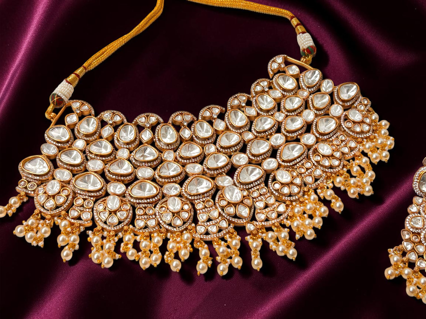 Heritage Luxe Necklace set( Noor-e jaal choker )