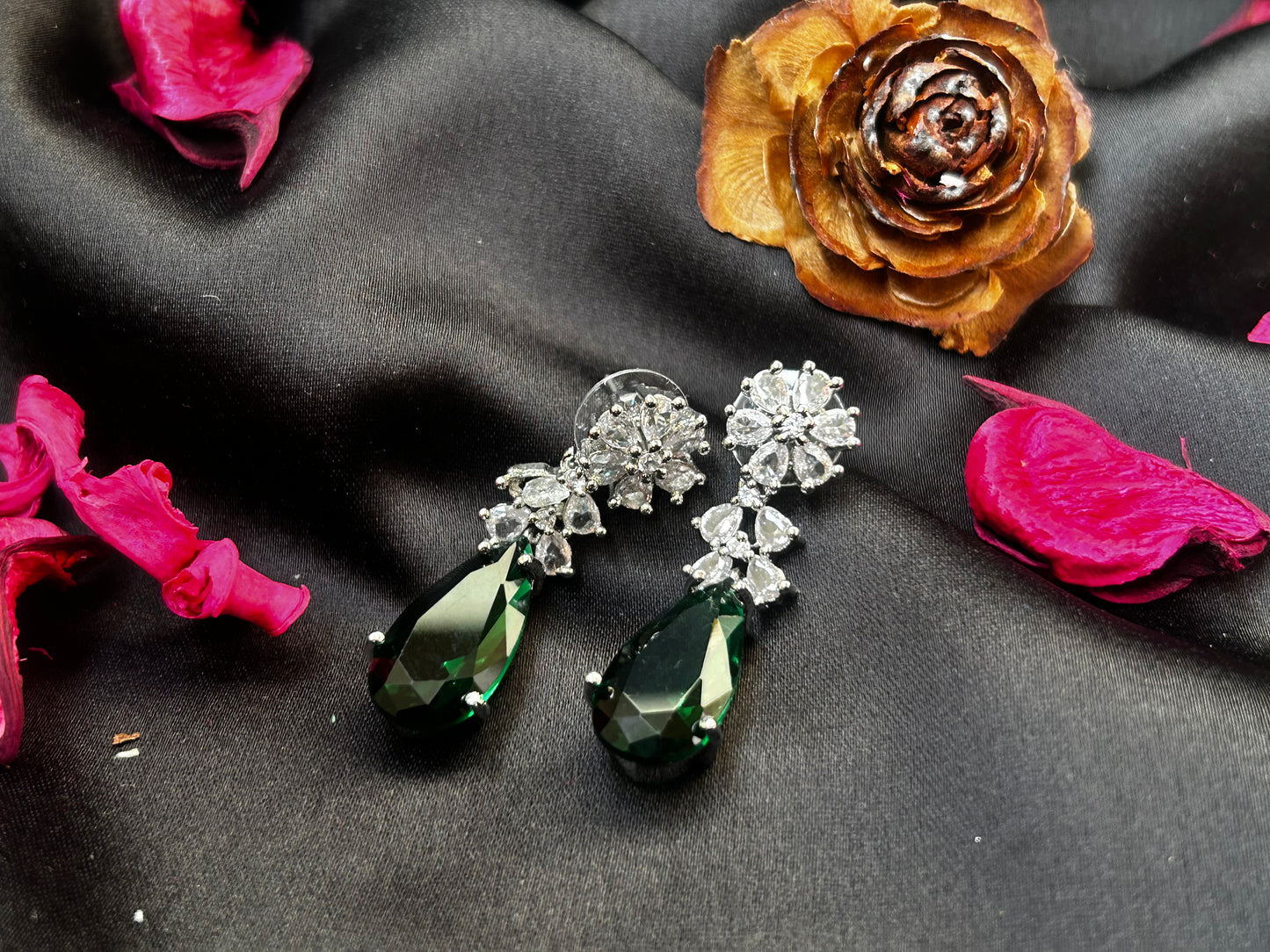 Akanksha Emerald Earings