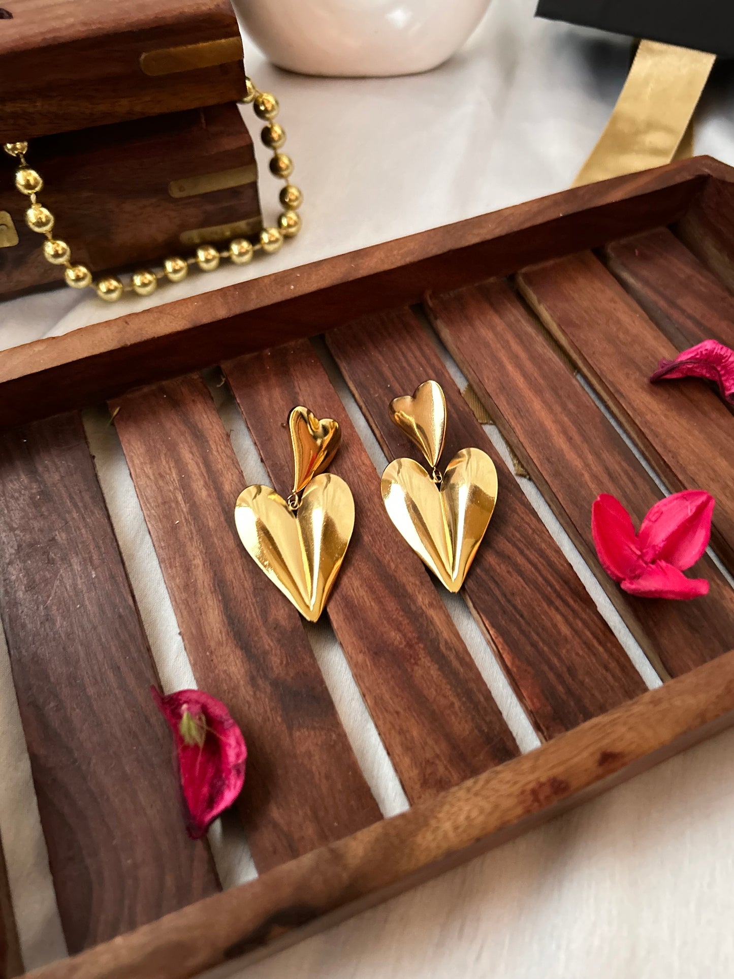 Silken Shine hearts