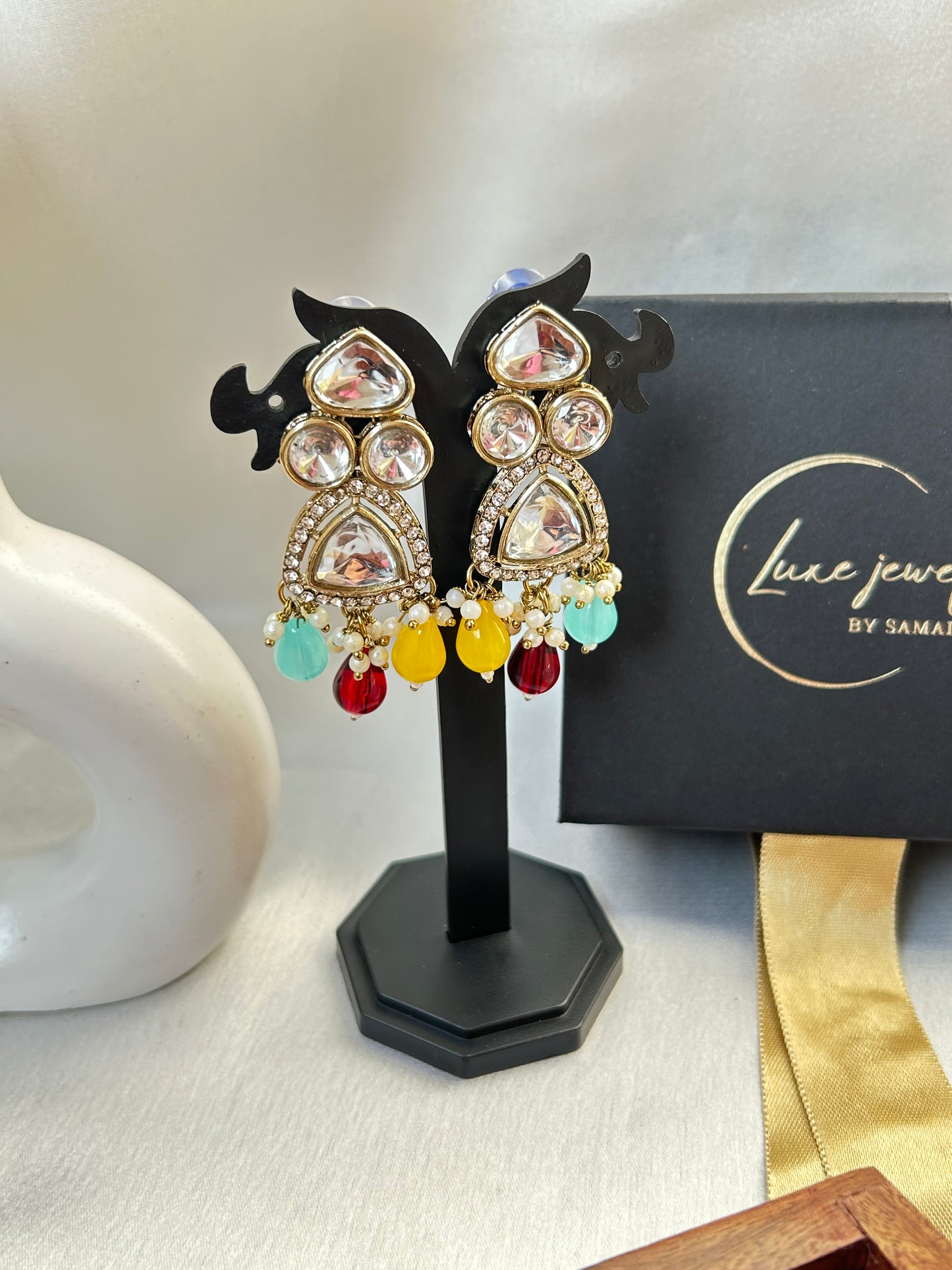 Kirtika multi kundan necklace