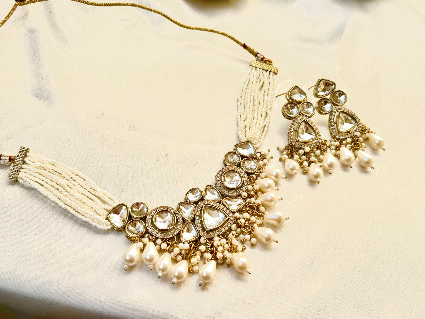 Kirtika multi kundan necklace