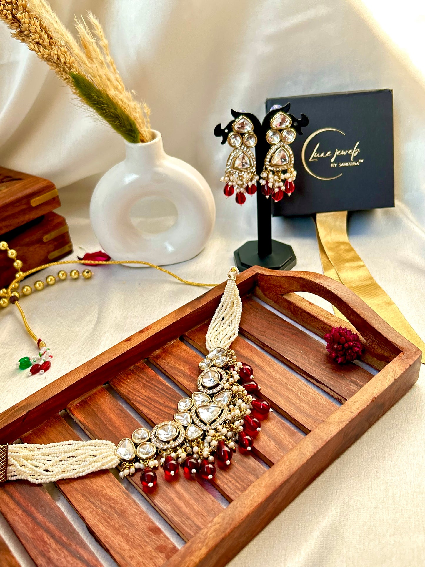 Kirtika multi kundan necklace