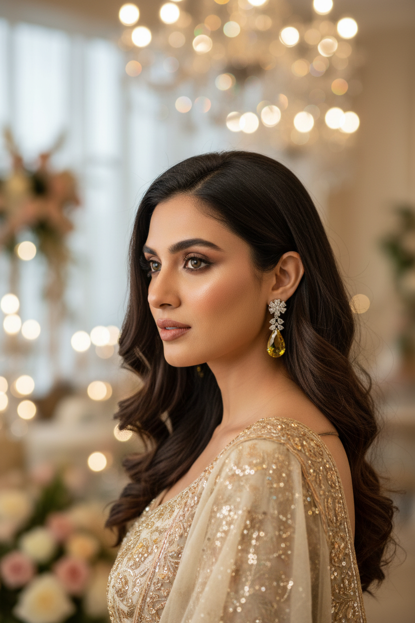 Akanksha yellow Earings