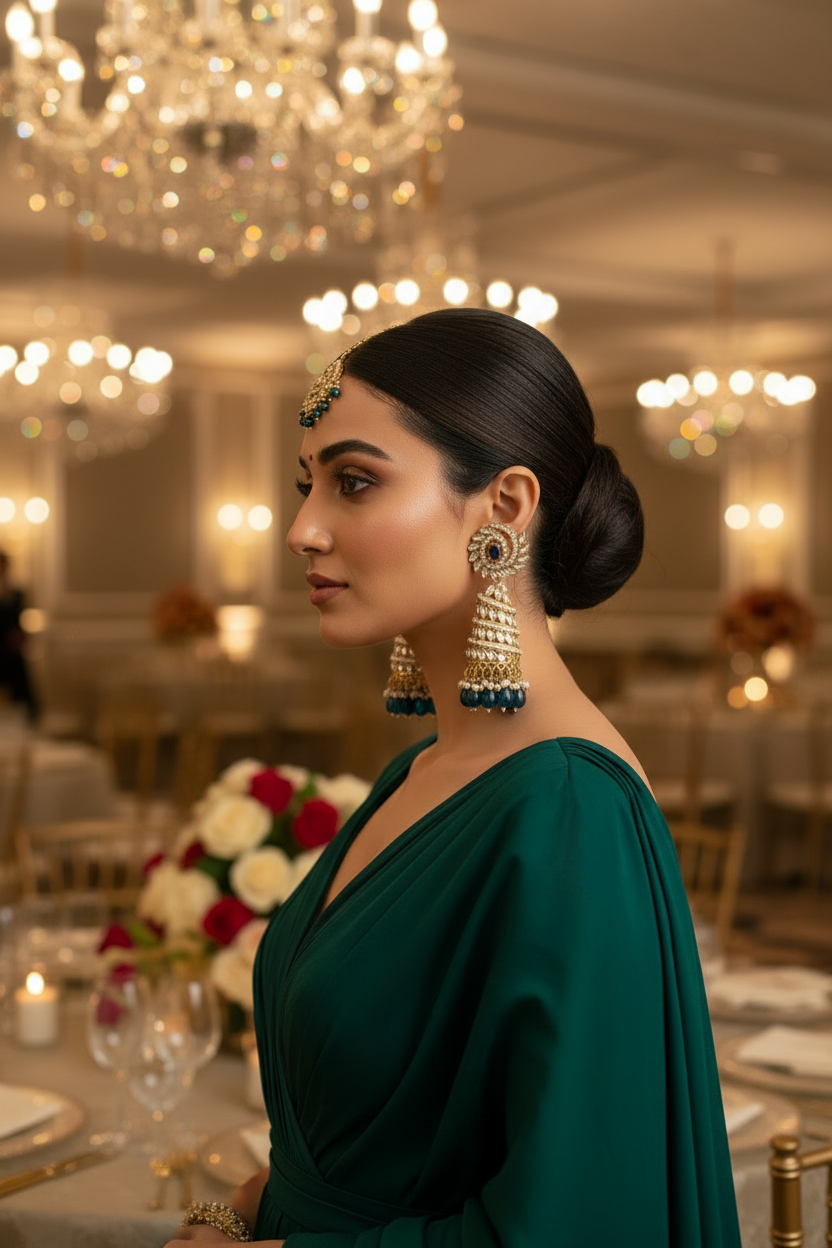Zareen Navy Jhumka