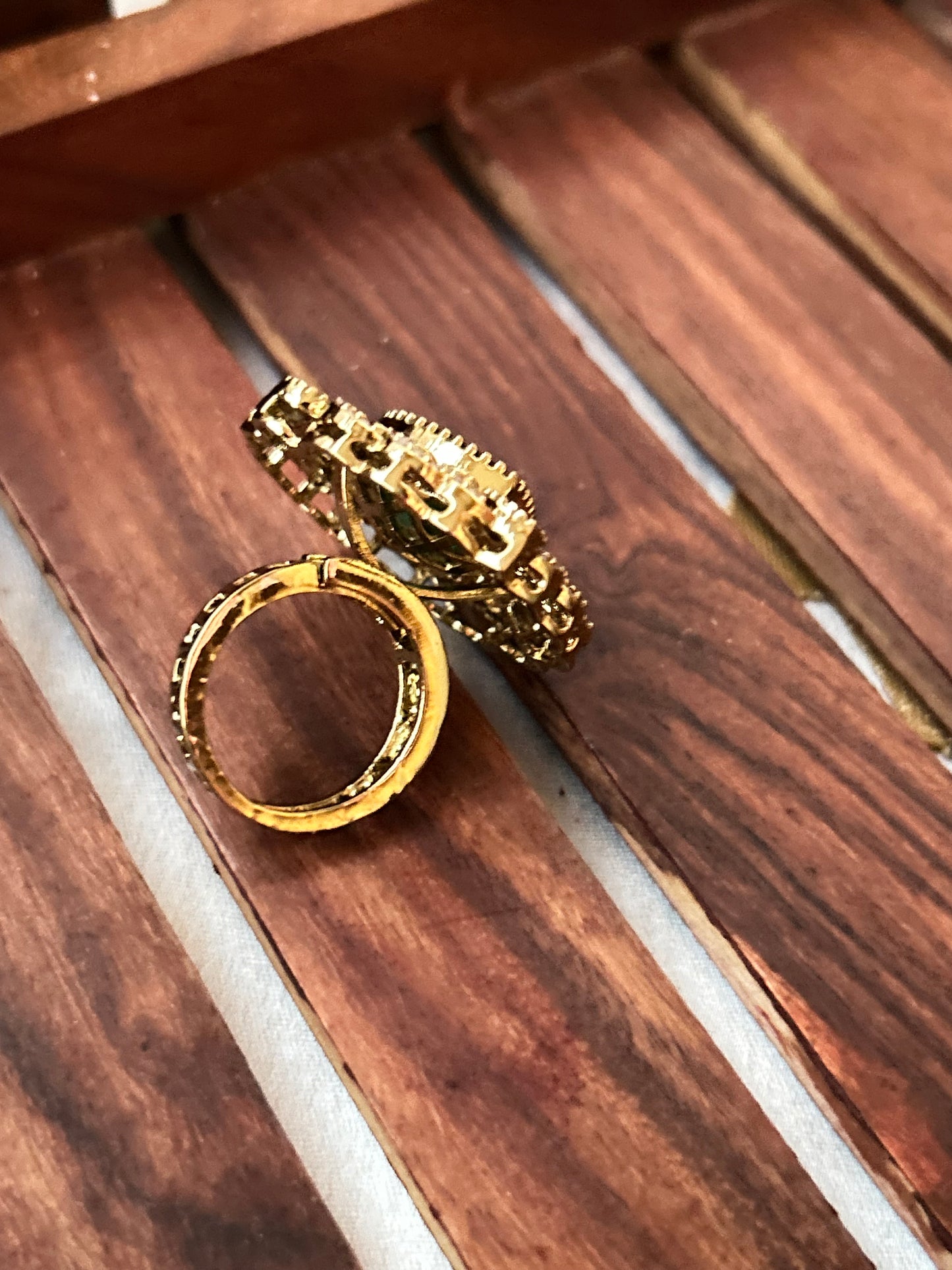 Regal red Statement Ring