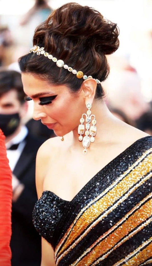 Deepika long earrings