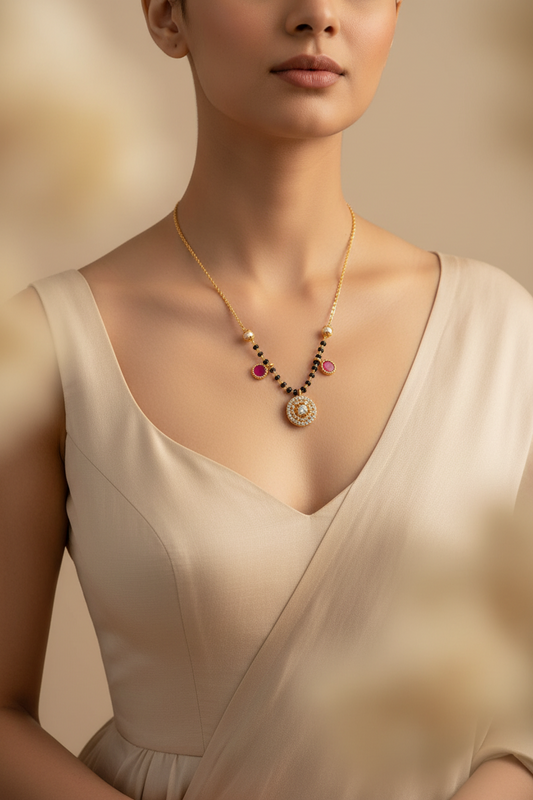 GlitzWave Pendant Mangalsutra