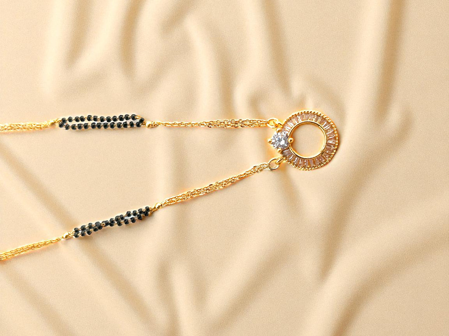 Aurelia Diamond-Cut mangalSutra